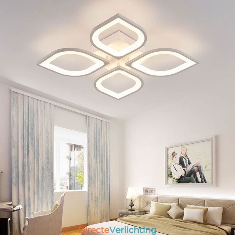 Moderne eenvoudige plafondlamp van acryl met bloemblaadjes