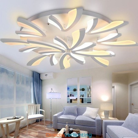 Moderne plafondlamp in de vorm van een paardenbloem Moderne plafondlamp in de vorm van een paardenbloem