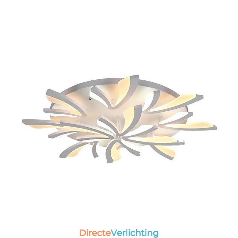 Moderne plafondlamp in de vorm van een paardenbloem