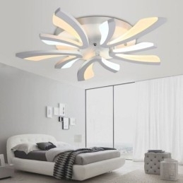 Moderne plafondlamp in de vorm van een paardenbloem