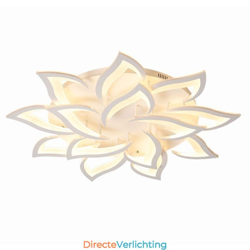 Moderne eenvoudige plafondlamp in de vorm van een zonnebloem van acryl