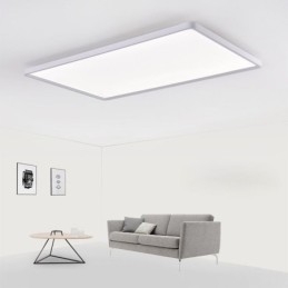 Nordic Paneellamp Flush Mount Super Dunne Lamp Witte Plafondlamp