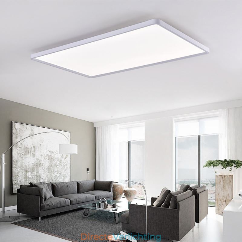 Nordic Paneellamp Flush Mount Super Dunne Lamp Witte Plafondlamp