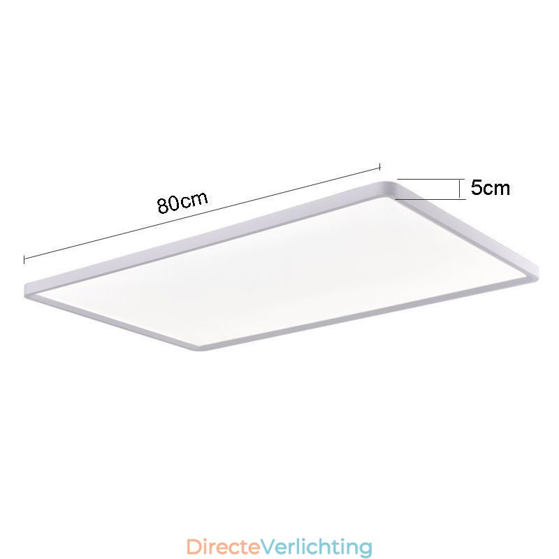Nordic Paneellamp Flush Mount Super Dunne Lamp Witte Plafondlamp
