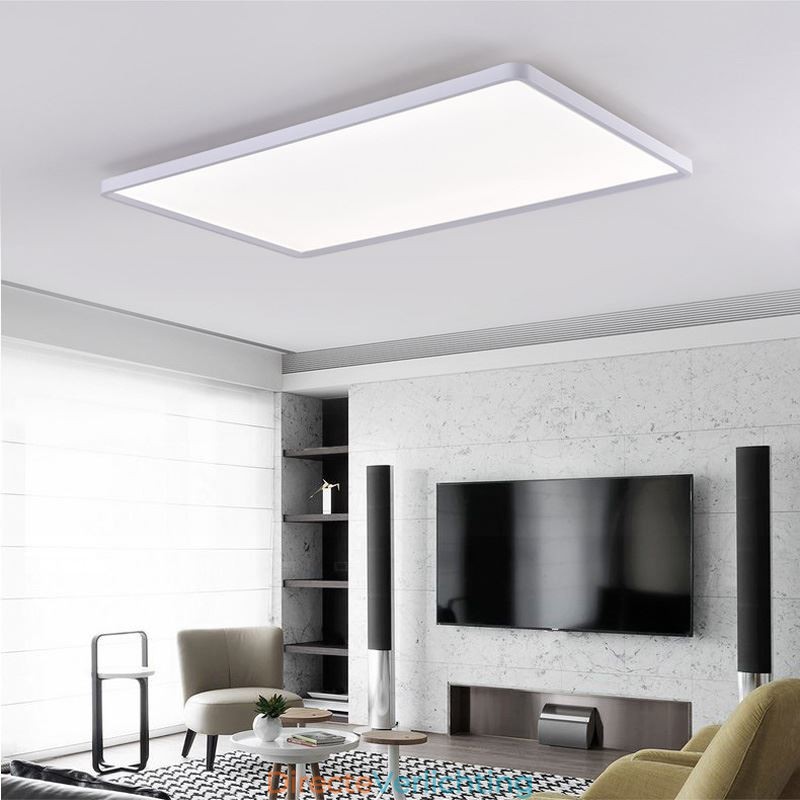 Nordic Paneellamp Flush Mount Super Dunne Lamp Witte Plafondlamp