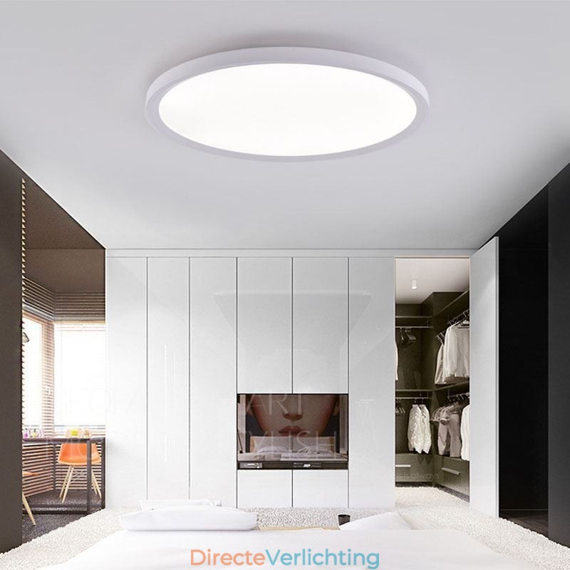Nordic Ronde Inbouw Super Dunne Plafondlamp Aluminium Ronde Lamp Verlichting