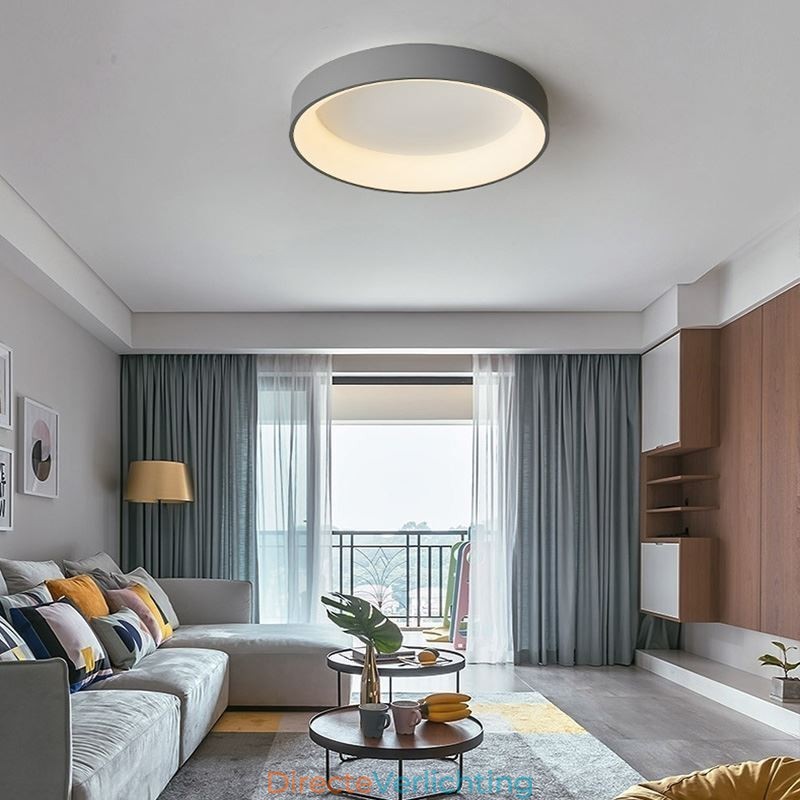Moderne ronde plafondlamp met energiebesparende lamp