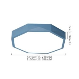 Moderne plafondlamp met speciaal zeshoekig design, ultradunne lamp