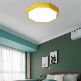 Moderne plafondlamp met speciaal zeshoekig design, ultradunne lamp