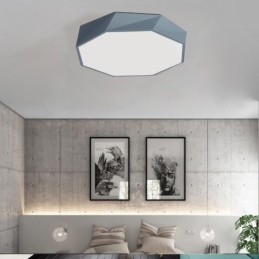 Moderne plafondlamp met speciaal achthoekig design, ultradunne lamp