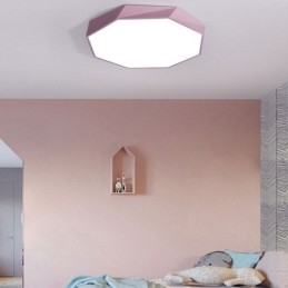 Moderne plafondlamp met speciaal achthoekig design, ultradunne lamp