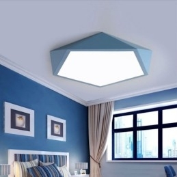 Moderne plafondlamp met diamantdesign, ultradunne verlichting voor thuis