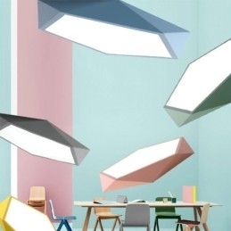 Moderne plafondlamp met diamantdesign, ultradunne verlichting voor thuis