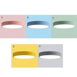Moderne ronde plafondlamp met inbouw, ultradunne verlichting voor thuis