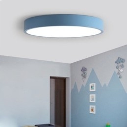 Moderne ronde plafondlamp met inbouw, ultradunne verlichting voor thuis