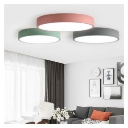 Moderne, inbouwbare, ultradunne plafondlamp met ronde lamp