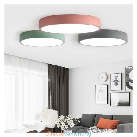 Moderne, inbouwbare, ultradunne plafondlamp met ronde lamp Moderne, inbouwbare, ultradunne plafondlamp met ronde lamp
