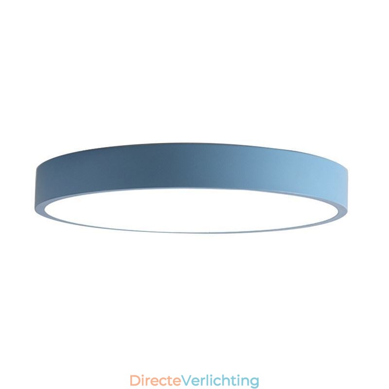 Moderne, inbouwbare, ultradunne plafondlamp met ronde lamp