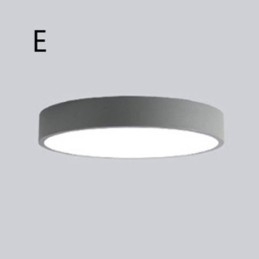 Moderne, inbouwbare, ultradunne plafondlamp met ronde lamp