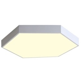 Moderne eenvoudige plafondlamp met zeshoekige inbouw