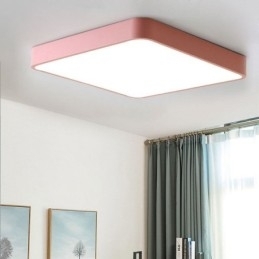 Simlpe Flush Mount Dunne Vierkante Licht Energiebesparende Plafondlamp