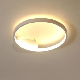 Scandinavische stijl plafondlamp in ronde vorm