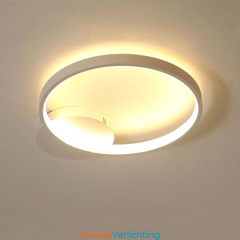 Scandinavische stijl plafondlamp in ronde vorm
