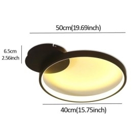 Scandinavische stijl plafondlamp in ronde vorm