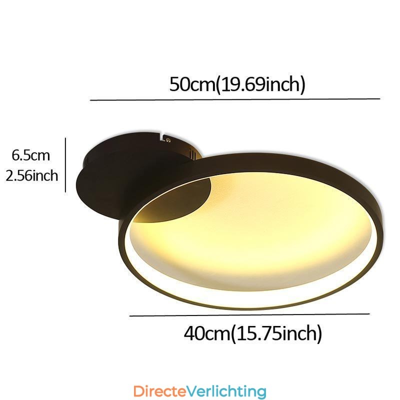 Scandinavische stijl plafondlamp in ronde vorm