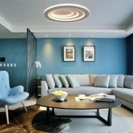 Moderne inbouw waterdruppel terras plafondlamp zijverlichting