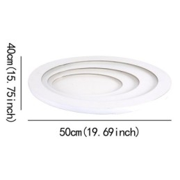 Moderne inbouw waterdruppel terras plafondlamp zijverlichting