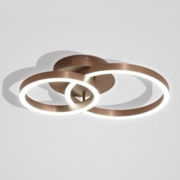 Moderne eenvoudige plafondlamp met creatieve inbouw, warme verlichting