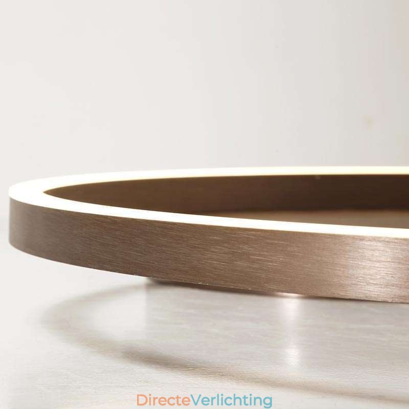 Moderne eenvoudige plafondlamp met creatieve inbouw, warme verlichting