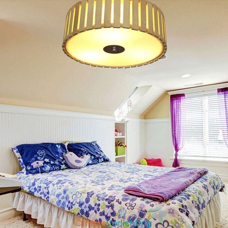 Grote bamboe plafondlamp met Chinese creatieve montage, kinderverlichting
