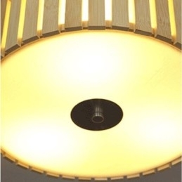 Grote bamboe plafondlamp met Chinese creatieve montage, kinderverlichting