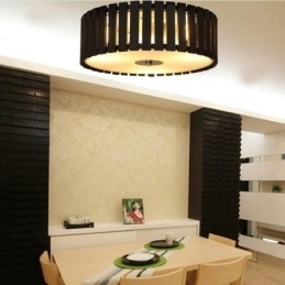 Grote bamboe plafondlamp met Chinese creatieve montage, kinderverlichting
