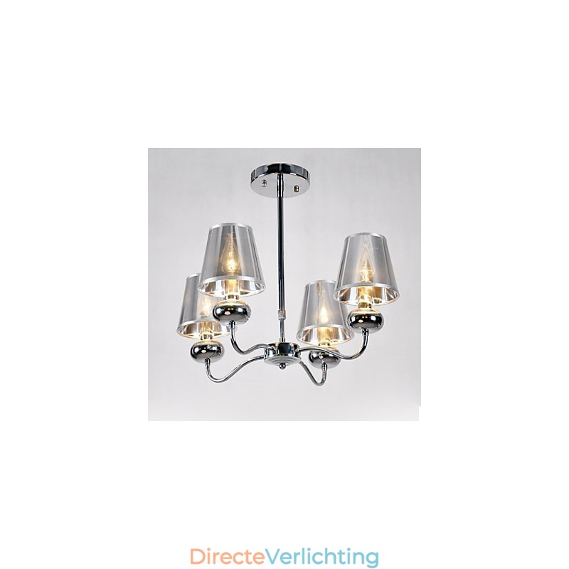 imumModerne eigentijdse mini-stijl gegalvaniseerde metalen kroonluchter hanglamp inbouw eetkamer