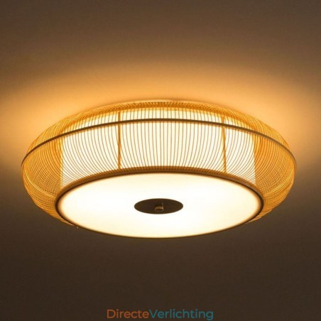 Chinese speciale bamboe plafondlamp met creatieve Japanse ronde plafondmontage Chinese speciale bamboe plafondlamp met creatieve Japanse ronde plafondmontage