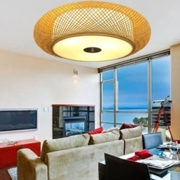 Moderne bamboe plafondverlichting in Chinese stijl