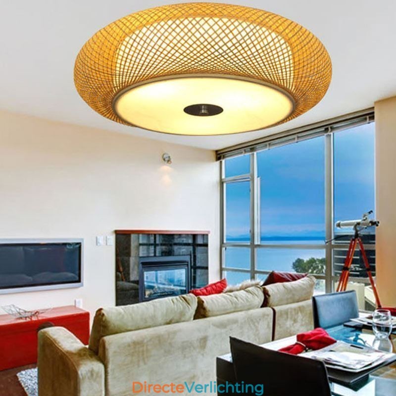 Moderne bamboe plafondverlichting in Chinese stijl