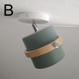 Ronde Macaron Spotlight Chromatische Plafondlamp (Enkele Lamp)