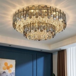 Kristallen inbouw eenvoudige moderne ronde plafondlamp eetkamerlamp