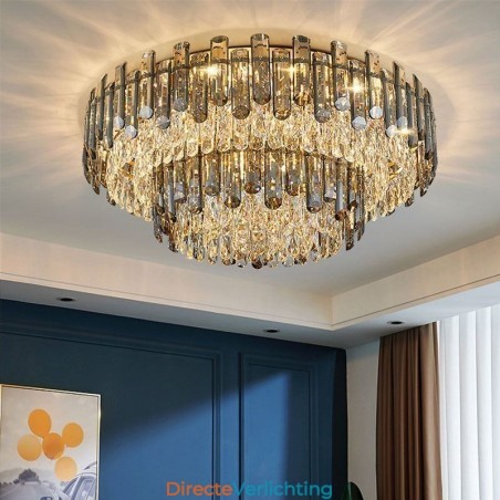 Kristallen inbouw eenvoudige moderne ronde plafondlamp eetkamerlamp Kristallen inbouw eenvoudige moderne ronde plafondlamp eetkamerlamp