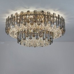 Kristallen inbouw eenvoudige moderne ronde plafondlamp eetkamerlamp