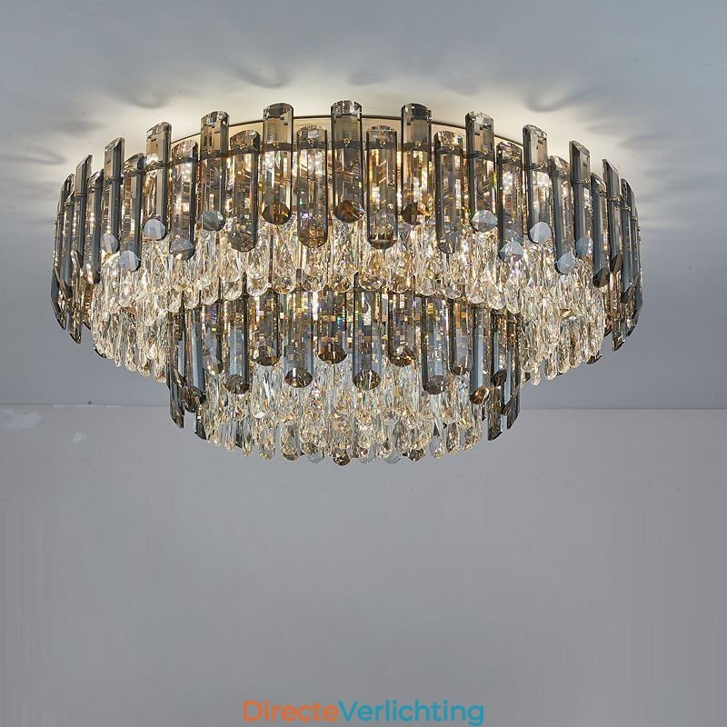 Kristallen inbouw eenvoudige moderne ronde plafondlamp eetkamerlamp