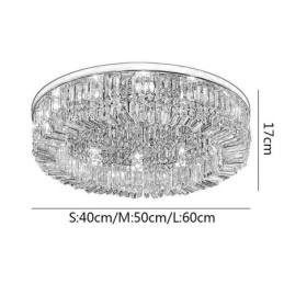 Moderne elegante plafondlamp, plafondlamp met kristallen