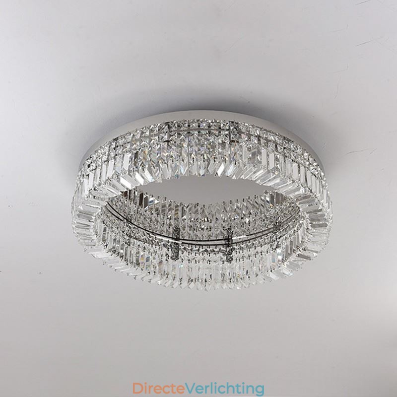 Moderne elegante plafondlamp, plafondlamp met kristallen
