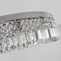 Moderne elegante plafondlamp, plafondlamp met kristallen