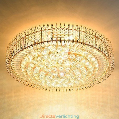 Europese stijl ronde plafondlamp met kristal Europese stijl ronde plafondlamp met kristal