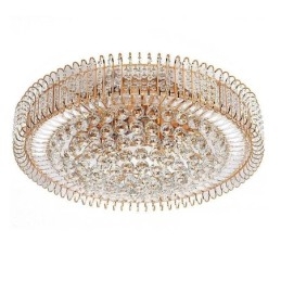 Europese stijl ronde plafondlamp met kristal